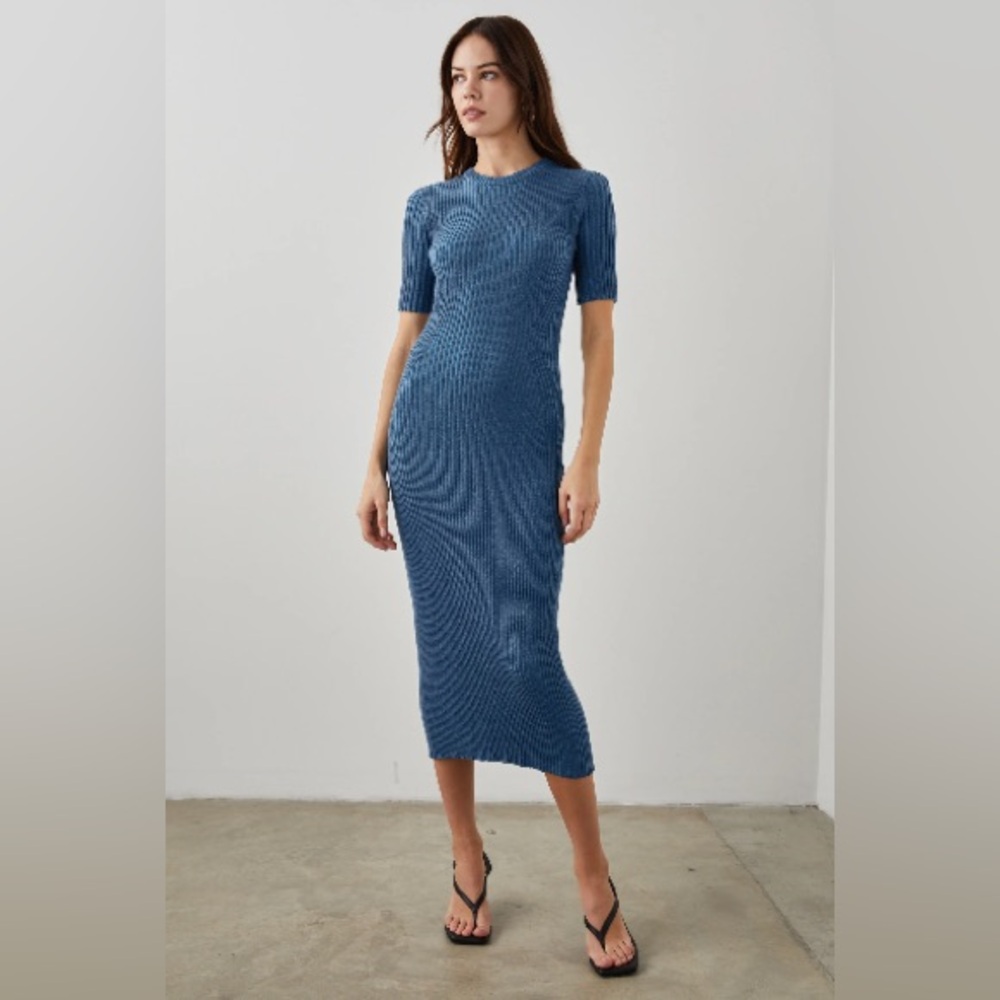 Rails Genesis Midi Dress In Lake Melange